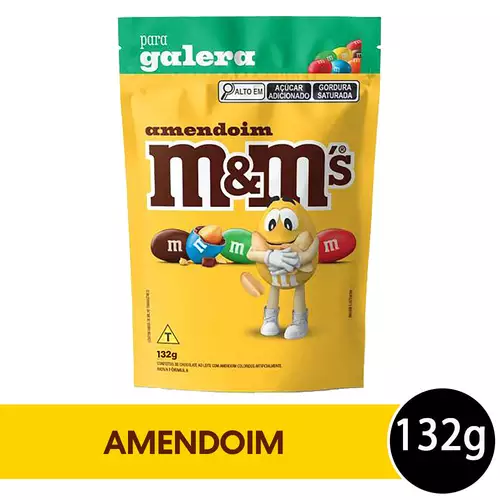 Chocolate MM'S Amendoim para a Galera 132g