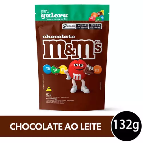 Chocolate MM'S ao Leite para a Galera 132g