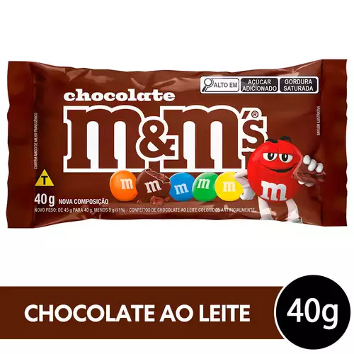 Chocolate MM'S ao Leite 40g